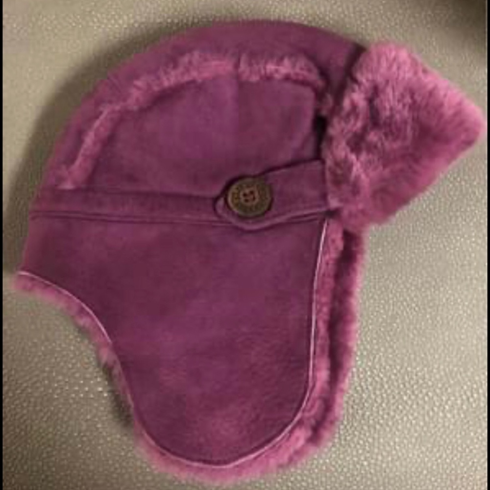 UGG Australia Kids 2-4years Baily Aviator Shearling/Sheepskin Hat